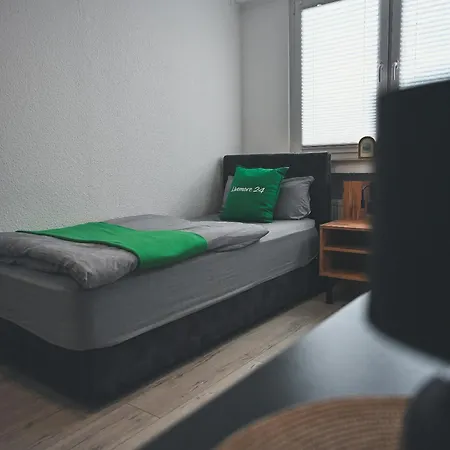 公寓 Livemore24 - 2 In Wlan - Smart-tv - 24-7 Check-in Und Kueche